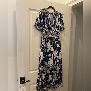 Ralph Lauren Polo Maxi Silk Floral Dress Size 6